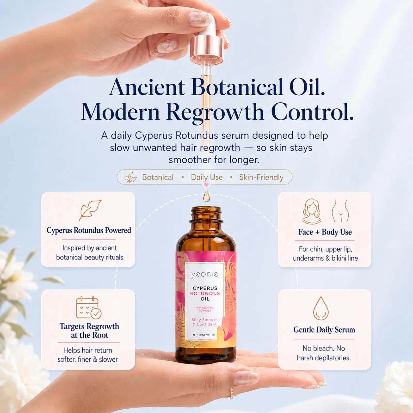 Yeonie Cyperus Rotundus Hair Reduction Serum